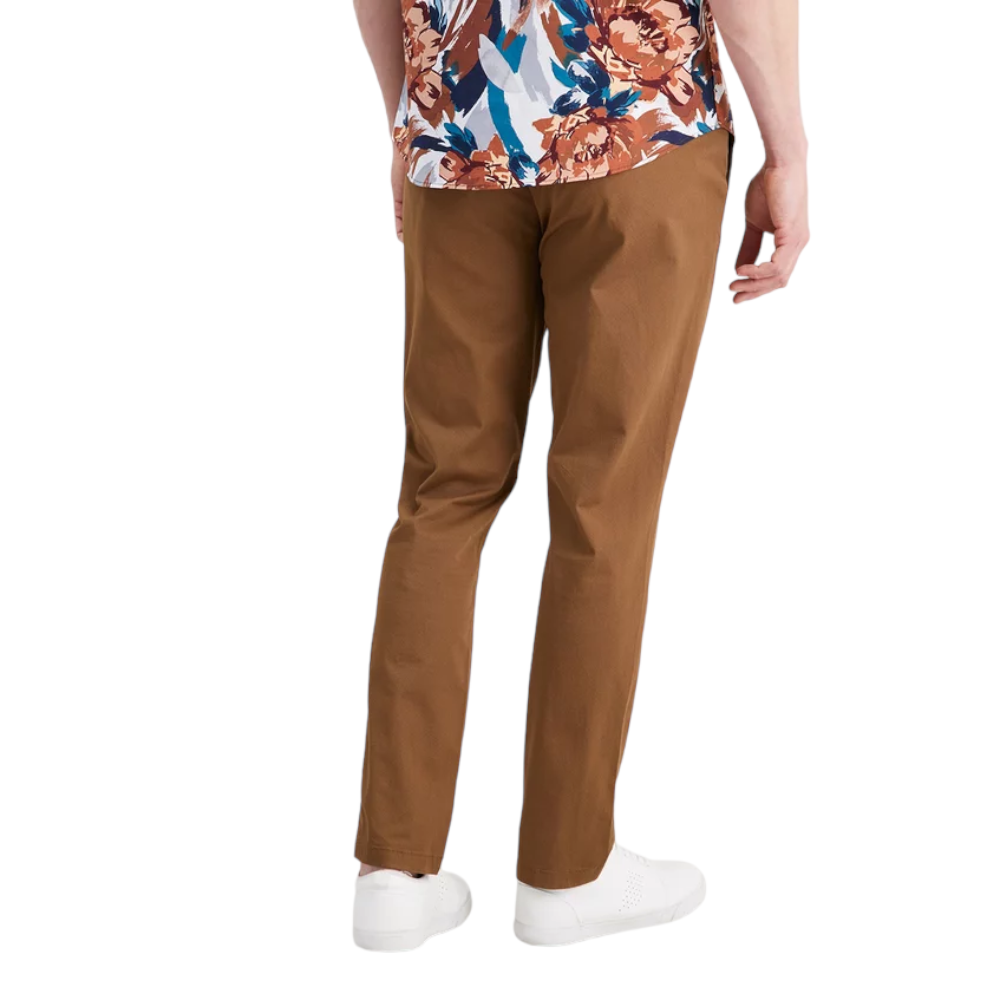 Tu Clothing Brown Belted Slim Fit Chinos With Stretch - Image 2