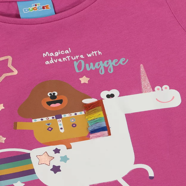 Tu Clothing Hey Duggee Pink Jersey Top & Legging - Image 2