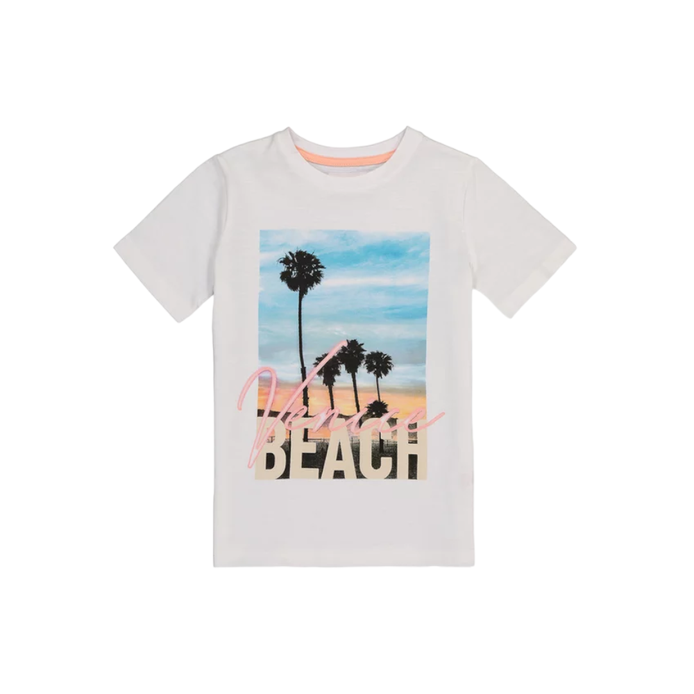 Tu Clothing White 'Venice Beach' Graphic T-Shirt - Image 2