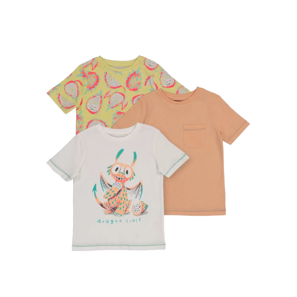 Tu Clothing Dragon Fruit T-Shirts 3 Pack